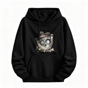 Halloween Sugar Skull Hoodie for Men or Women Cute Day of the Dead Design
