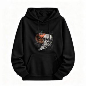 Halloween Skull Pumpkin Hoodie Stay Creepy Men Women Sweatshirt