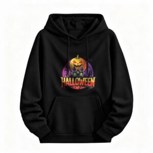Halloween Pumpkin Hoodie for Men or Women Spooky Party Wear