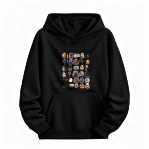 Halloween Icons Hoodie for Men or Women Cute Spooky Design