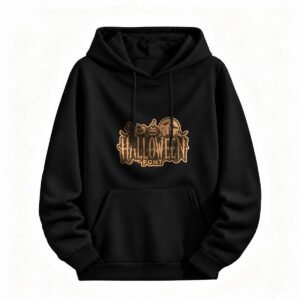 Halloween Font Design Hoodie for Men or Women Spooky Season Wear