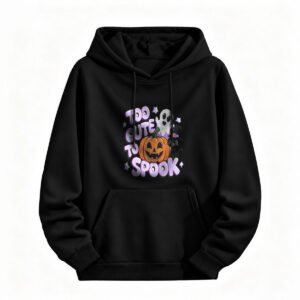 Too Cute to Spook Halloween Hoodie for Men or Women