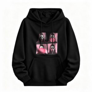 Halloween Horror Ghost Face Hoodie for Men or Women Spooky Gift