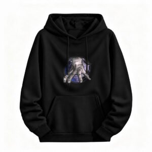 Halloween Stitched Hand Hoodie for Men or Women Spooky Gift