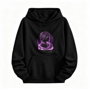Wednesday Addams Hoodie Halloween Purple Gothic Women Men Sweatshirt