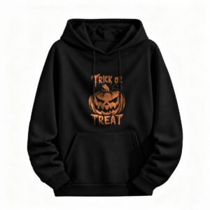 Halloween Trick or Treat Pumpkin Hoodie for Men or Women
