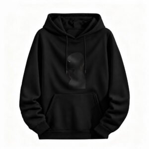 Halloween Horror Hoodie Men Women Black Ghost Print Sweatshirt