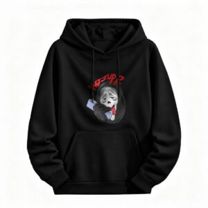 Halloween Ghost Face Hoodie for Men or Women Spooky Party Sweatshirt