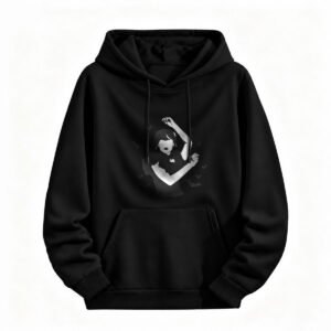 Halloween Horror Girl Hoodie for Men or Women Spooky Design Gift