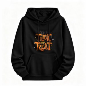 Trick or Treat Halloween Hoodie for Men or Women Spooky Costume Party Wear