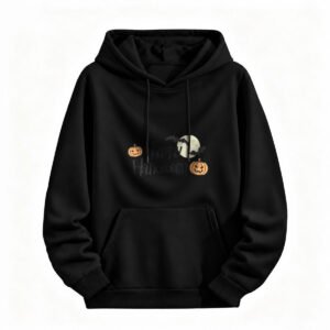Happy Halloween Pumpkin Bat Hoodie for Men or Women Unisex Sweatshirt