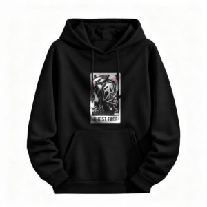 Ghost Face Halloween Hoodie for Men or Women Spooky Horror Design