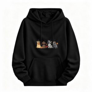 Halloween Dog Costume Hoodie for Men or Women Cute Pet Print Sweatshirt