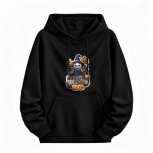 Halloween Jack Skellington Hoodie for Men or Women Happy Halloween Costume Sweatshirt