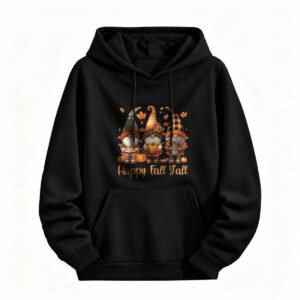 Happy Fall Yall Gnomes Hoodie Autumn Harvest Print Unisex Sweatshirt