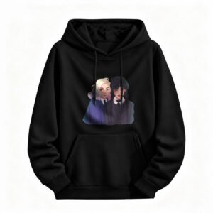 Halloween Anime Girls Hoodie for Men or Women Cute Couple Design