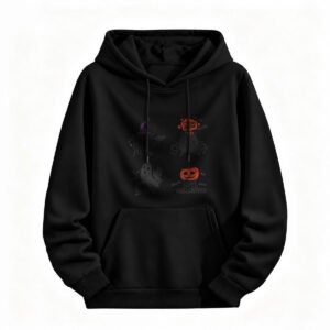 Halloween Hoodie for Men or Women Spooky Pumpkin Ghost Design
