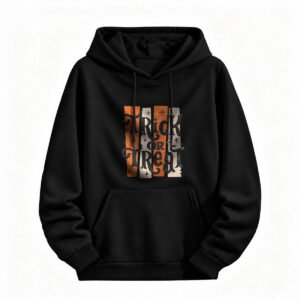 Trick or Treat Halloween Hoodie for Men or Women Spooky Festive Wear