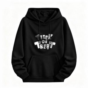 Trick or Treat Halloween Hoodie for Men or Women Unisex Spooky Costume Sweatshirt