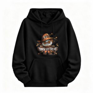 Halloween Scarecrow Trick or Treat Hoodie for Men or Women