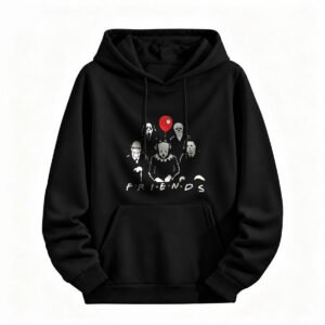 Halloween Horror Friends Hoodie for Men or Women Spooky Costume Party Wear