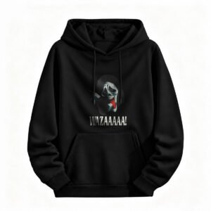 Halloween Ghost Face Hoodie Wazaaaa Men's Women's Spooky Sweatshirt