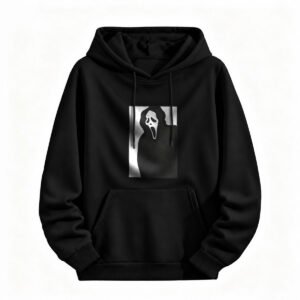 Scream Horror Movie Hoodie Halloween Costume Unisex Black Sweatshirt
