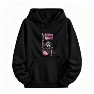 Scream Queen Hoodie Halloween Horror Movie Fan Gift Unisex Sweatshirt