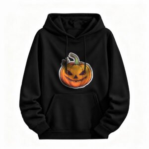 Halloween Pumpkin Hoodie for Men or Women Spooky Costume Party Wear