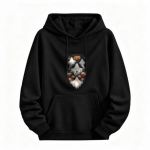 Halloween Ghost Pumpkin Hoodie for Men or Women Spooky Party Wear