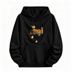 Happy Halloween Candy Corn Monster Hoodie for Men or Women