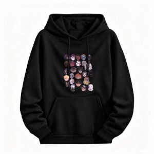 Halloween Horror Characters Hoodie for Men or Women Spooky Costume Party Gift