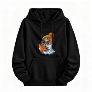 Halloween Ghost Hoodie Cute BOO Design for Men or Women