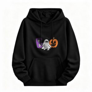Halloween Boo Ghost Pumpkin Hoodie for Men or Women Fun Costume Party Wear