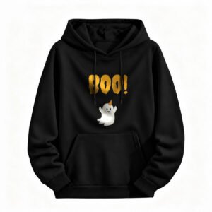 Halloween Ghost Hoodie BOO! Funny Cute Design for Men or Women