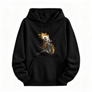 Halloween Ghost Rider Horse Hoodie for Men or Women