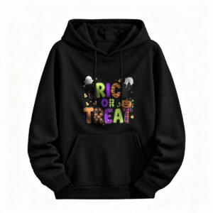 Trick or Treat Halloween Hoodie for Men or Women Festive Costume Party Wear