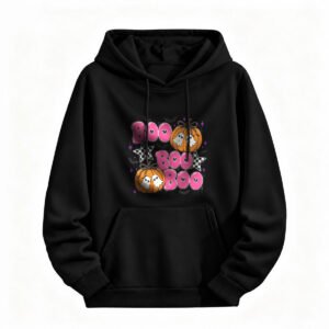 Halloween Boo Hoodie for Men or Women Cute Pumpkin Ghost Design
