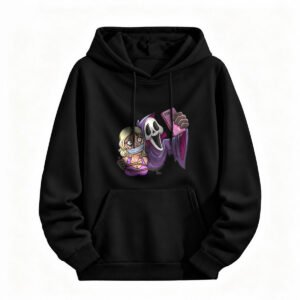 Halloween Grim Reaper Selfie Hoodie for Men or Women Funny Spooky Costume Sweatshirt