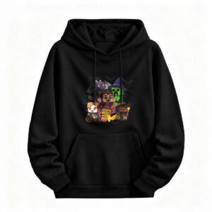 Halloween Cute Characters Hoodie for Men or Women Funny Cartoon Design