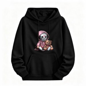 Halloween Horror Teddy Bear Hoodie for Men or Women