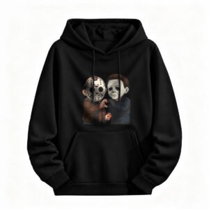 Halloween Horror Icons Hoodie for Men or Women Cute Couple Design
