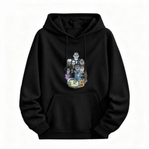 Addams Family Halloween Hoodie for Men or Women Cozy Cartoon Sweatshirt