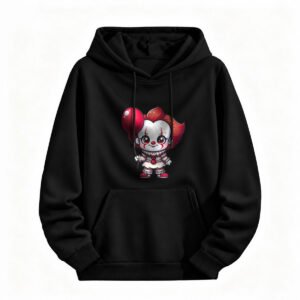Cute Pennywise Clown Hoodie Halloween Costume Men Women Sweatshirt