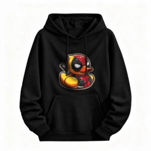Deadpool Duck Hoodie Halloween Costume Men Women Funny Graphic Sweatshirt