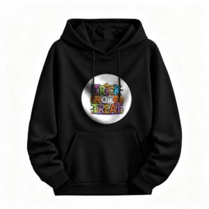 Halloween Trick or Treat Hoodie for Men or Women Fun Costume Party Wear