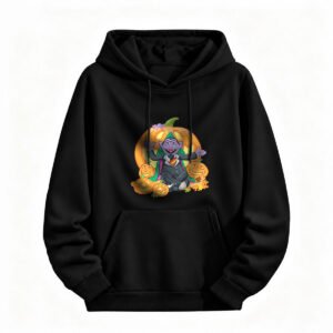 Halloween Pumpkin Wizard Hoodie for Men or Women Spooky Fun Costume Gift