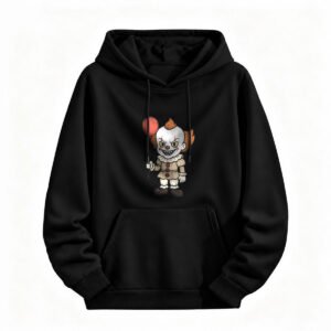 Halloween Clown Hoodie for Men or Women Spooky Party Costume Sweatshirt