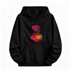 Deadpool Halloween Hoodie Men Women Cute Cartoon Print Sweatshirt
