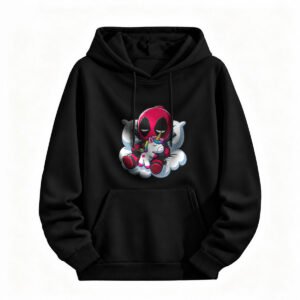 Deadpool Unicorn Hoodie for Men or Women Cute Marvel Graphic Sweatshirt